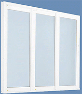 PORTA DE CORRER 3 FOLHAS SEQUENCIAIS